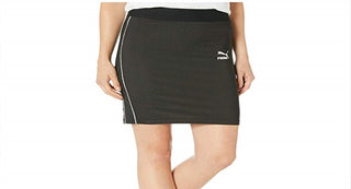 Puma Women's Classics Rib Skirt Black Size 2