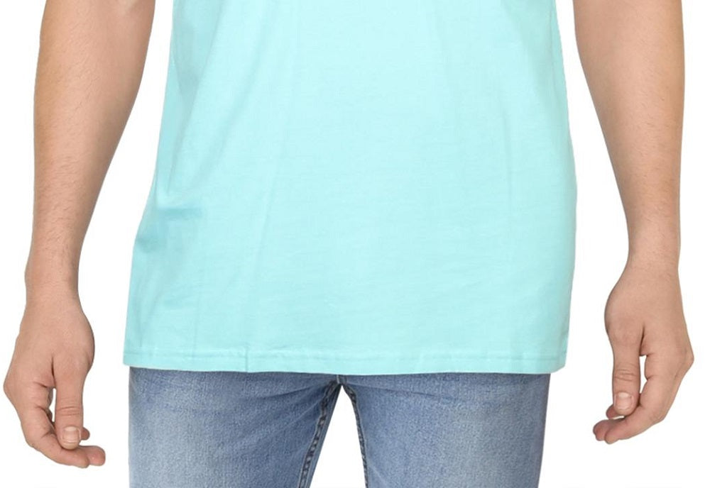 Columbia Men's Sportswear  Zubac Graphic T-Shirt Cotton Logo Blue Size Large