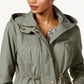 Style & Co Women's Utility Jacket Green Size Petite M