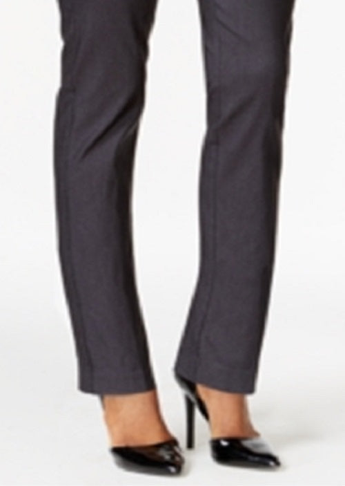 JM Collection Women's Studded Pull on Pants Navy Size Petite L