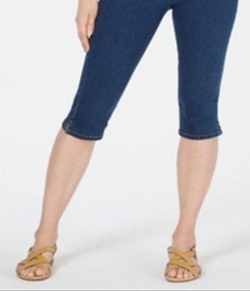 Charter Club Women's Tummy Control Skimmer Jeans Blue Size 12
