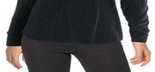 Tommy Hilfiger Women's Fitness Colorblock Hoodie Black Size X-Large