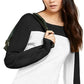 INC International Concepts Women's Colorblocked Sweater Black Size Large