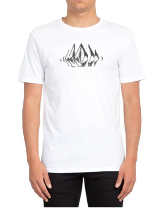 Volcom Men's Stone Sounds Tee White Size XX-Large