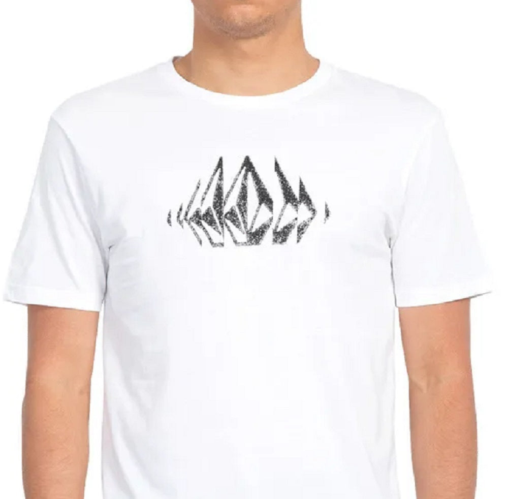 Volcom Men's Stone Sounds Tee White Size XX-Large