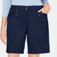 Karen Scott Women's Skimmer Shorts Blue Size 14 Petite