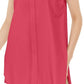 Alfani Women's Button Down Sleeveless Button Down Top Red Size X-Large