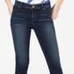 INC International Concepts Women's Finity Stretch Cropped Jeans Blue Size 12