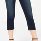 INC International Concepts Women's Finity Stretch Cropped Jeans Blue Size 12