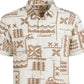 Quiksilver Men's Izu Island Shirt Brown Size XX-Large