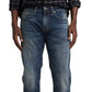 Silver Jeans Co. Men's Eddie Relaxed Tapered Fit Stretch Jeans Blue Size 38X30