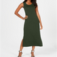 Style & Co Women's Maxi Dress Green Size Petite X-Small