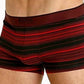 Hugo Boss Men's Striped Logo Boxer Briefs Red Size Small