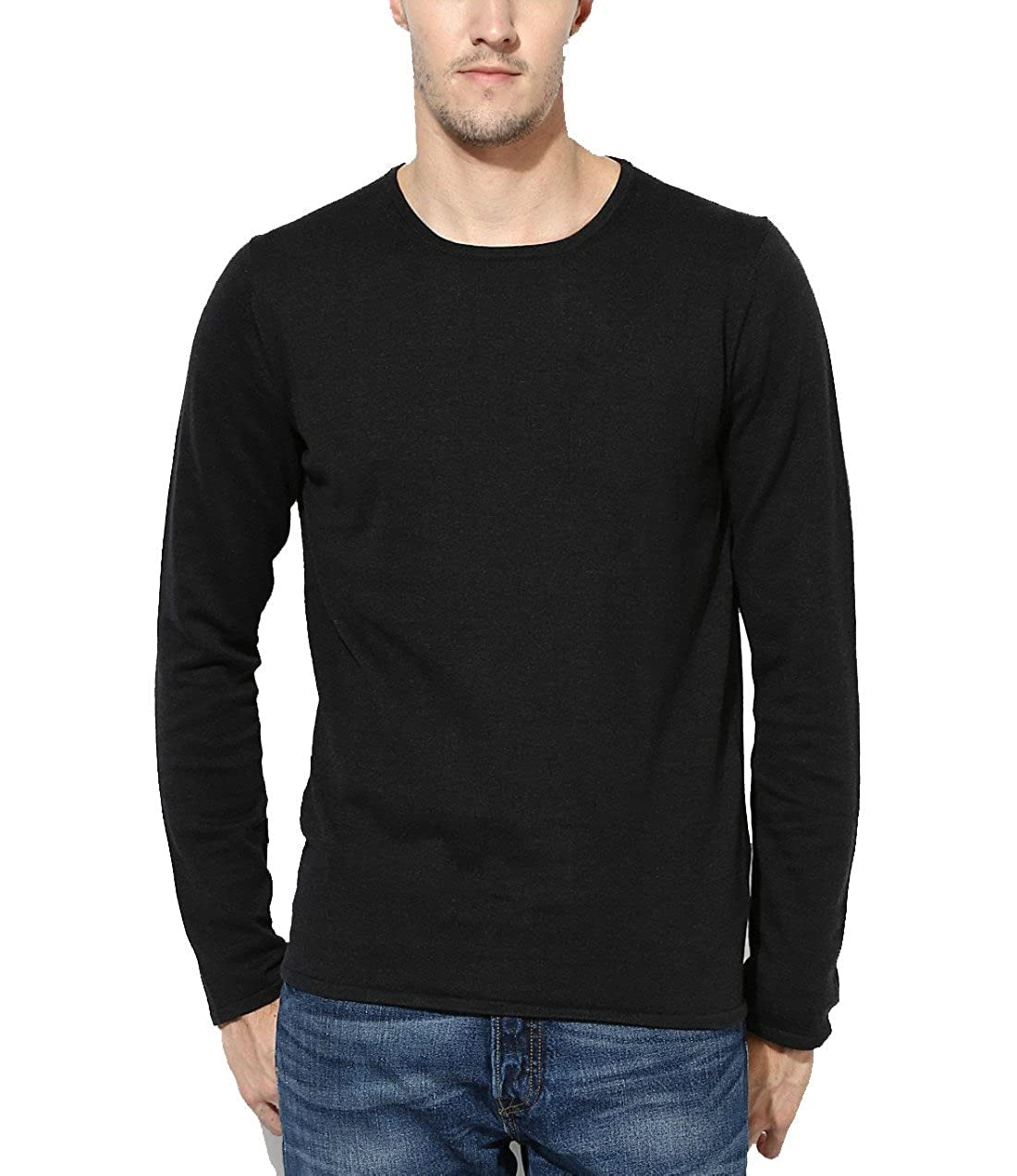 Buffalo David Bitton Men's Popcorn Textured Sweater Black Size Medium