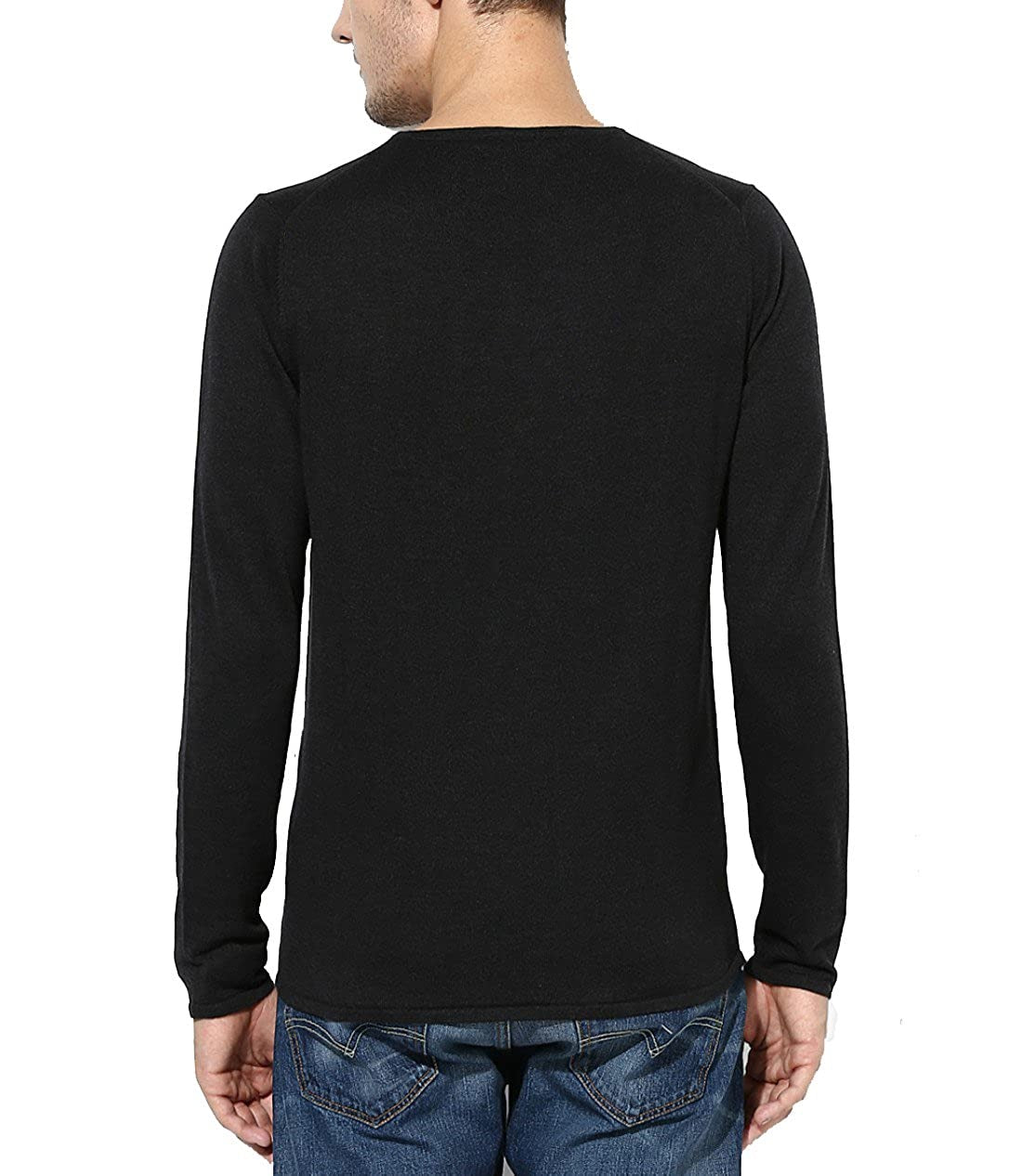 Buffalo David Bitton Men's Popcorn Textured Sweater Black Size Medium