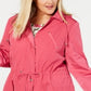 Charter Club Women's Plus Water Resistant Utility Jacket Pink Size 3X