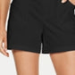 INC International Concepts Women's Belted Shorts Black Size 0
