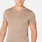 Alfani Men's End On End Dot T-Shirt Brown Size Small