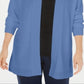Karen Scott Women's Open Front Cardigan Blue Size Petite Small