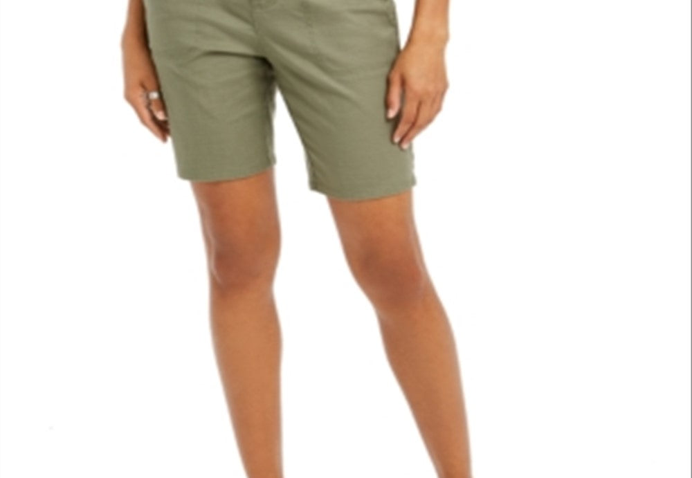 Style & Co Women's Bermuda Shorts Green Size 2