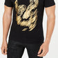 INC International Concepts Men's Foil Skull T-Shirt Black Size XX-Large