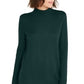 INC International Concepts Women's Mock Neck Stitched Tunic Green Size XX-Large