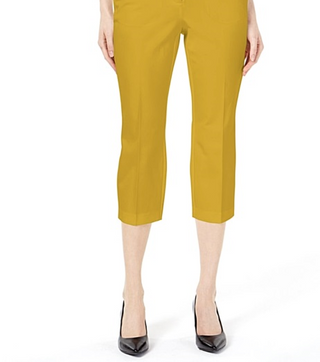 Alfani Women's Capri Pants Yellow Size 4 Petite