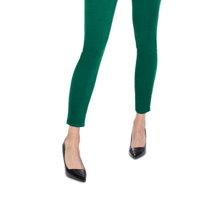 NYDJ Women's Zippered Pocketed Tummy control Skinny Pants Green Size 6