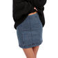 Free People Women's Denim Modern Femme Skirt Blue Size 2