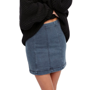 Free People Women's Denim Modern Femme Skirt Blue Size 2