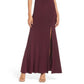 Morgan & Company Women's Side Slit Off the Shoulder Formal Dress Purple Size 9-10