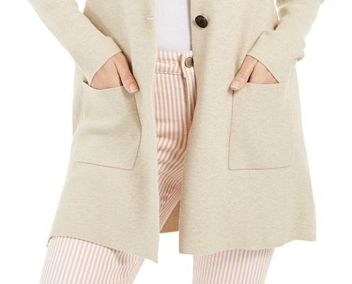 Charter Club Women's Blazer Sweater Brown Size Large