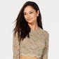 City Studios Junior's Lace Contrast 2 Pc Dress Brown Size 11