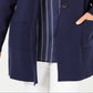 Charter Club Women's Plus Sweater Blazer Blue Size 4X
