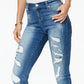 INC International Concepts Women's Skinny Jeans Blue Size 18