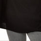 Charter Club Women's Cashmere Cowl Neck Poncho Black Size S/M