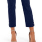 NY Collection Women's Straight Leg Pull on Pants Blue Size Petite XL-