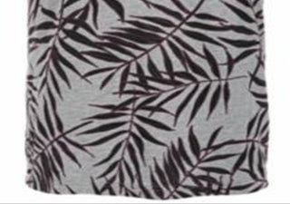 American Rag Men's Leaf Lines V Neck T-Shirt Gray Size Small