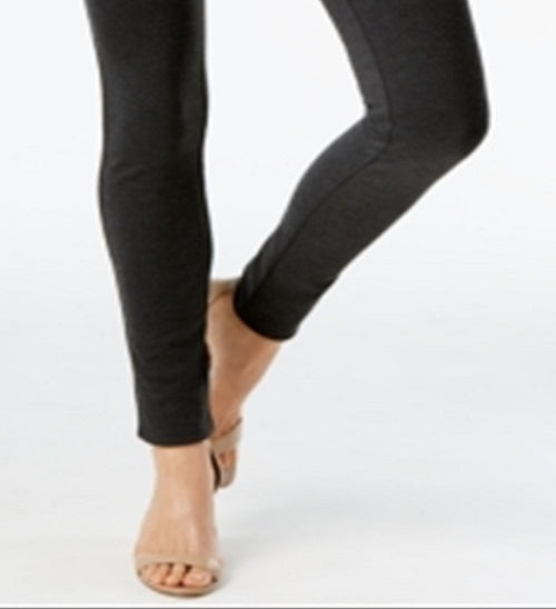 INC International Concepts Women's Seamless Leggings Gray Size 4 Petite