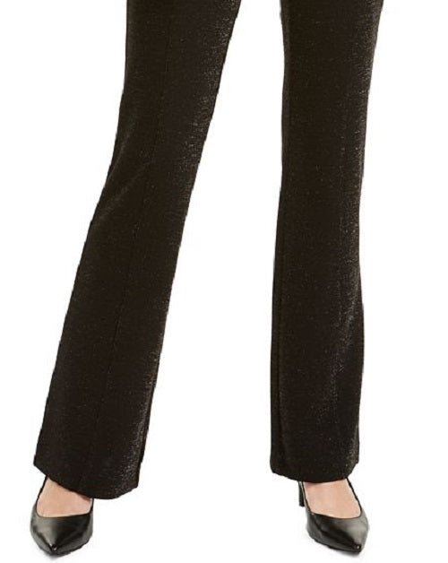 Alfani Women's Pull on Shimmer Pants Black Size Small
