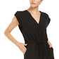 INC International Concepts Women's Earth V Neck Utility Romper Black Size XX-Large