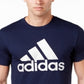 Adidas Men's Badge of Sport T-Shirt Blue Size Medium