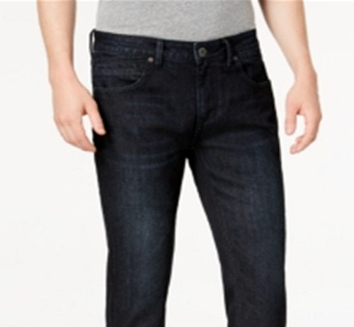 INC International Concepts Men's Berlin Slim Denim Straight Leg Stretch Jeans Blue Size 33X30
