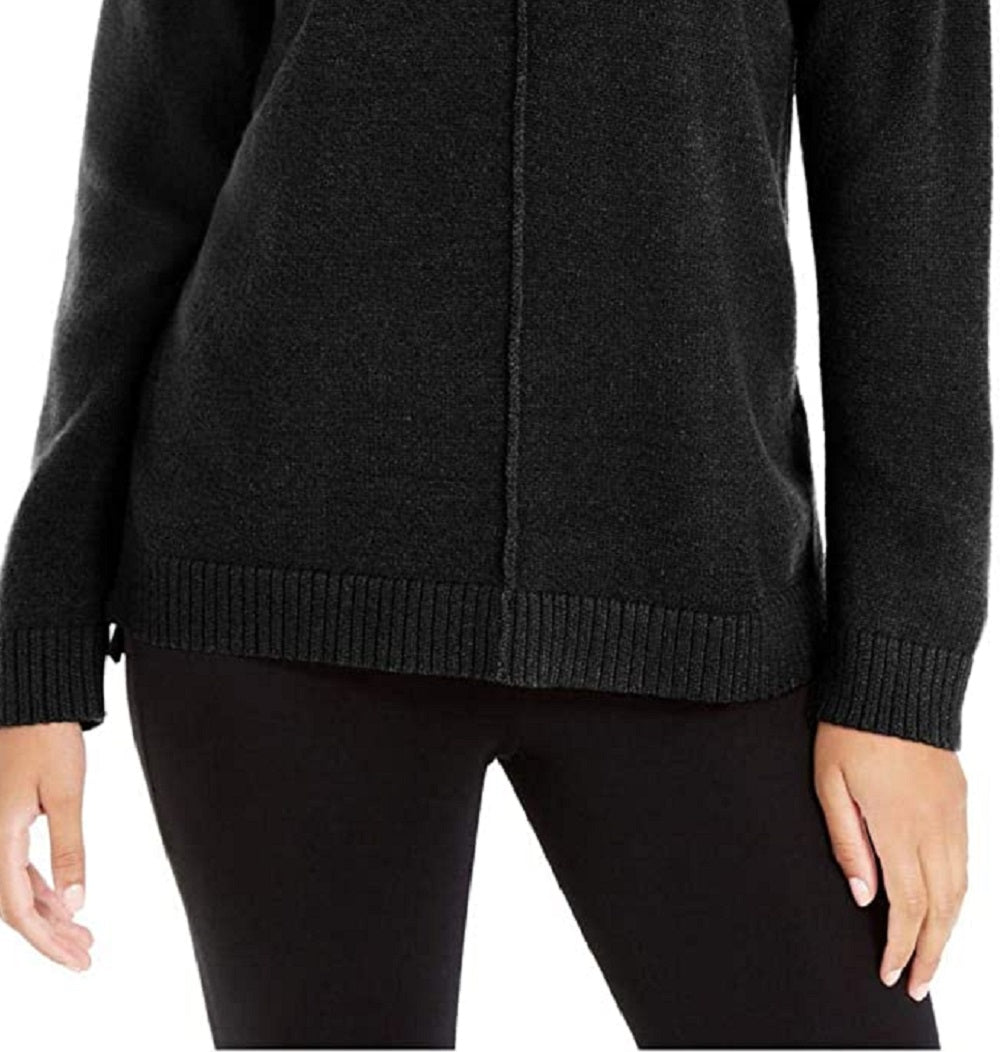 Alfani Women's Dropped Shoulder Turtleneck Black Size X-Small