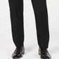 DKNY Men's Modern Fit Stretch Solid Suit Pants Black Size 31X30
