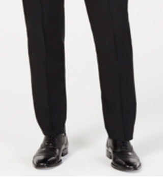 DKNY Men's Modern Fit Stretch Solid Suit Pants Black Size 31X30