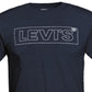 Levi's Men's Boxtab Logo Graphic T-Shirt Blue Size Large