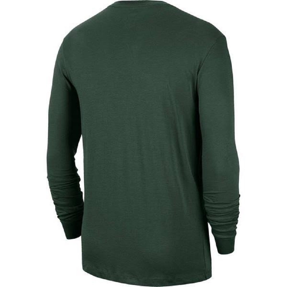 Nike Men's Just Do It Long Sleeve T-Shirt Green Size X-Large