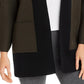 Eileen Fisher Women's Merino Wool Kimono Cardigan Sweater Green Size X-Large