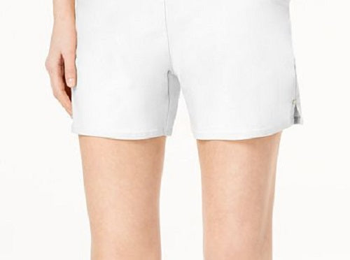 INC International Concepts Women's Stretch Shorts White Size 2